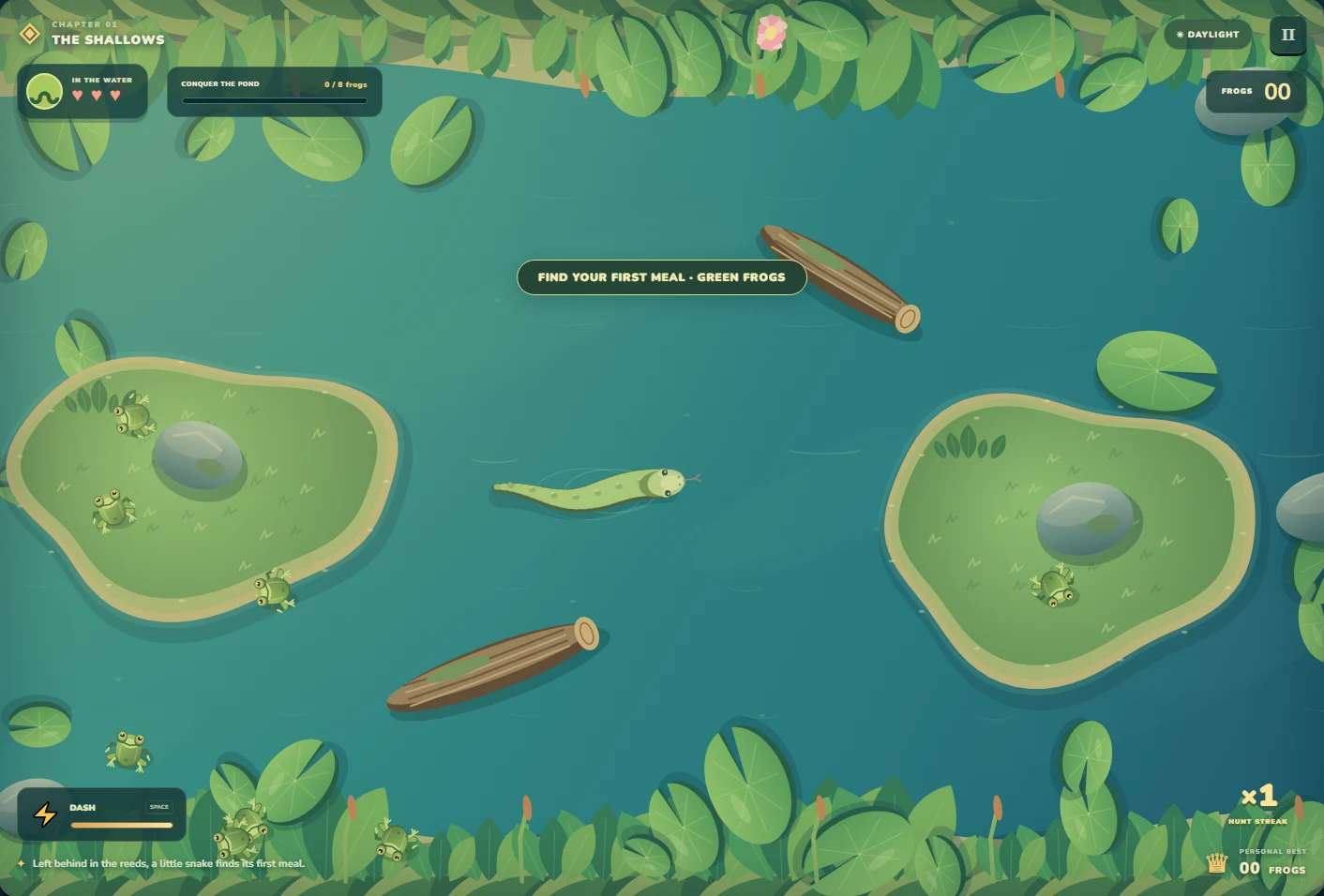 Little Wild pond survival gameplay